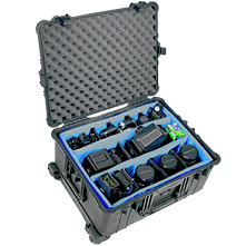 Pelican 1614 Watertight Hard Roller Case with Padded Dividers,