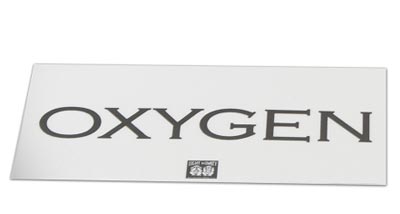 Наклейка на баллон "Oxygen"