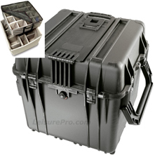 Pelican 0340 Cube Case with Padded Divider