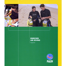 PADI #70153 Enriched Air Diver Specialty Manual with tables (Imperial)