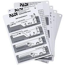 PADI Confined Water Aquatic Cue Card (6) (60194)