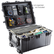 Pelican 1630 Watertight Hard Roller Case with Padded Dividers
