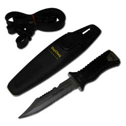 Подводный титановый нож OxyCheq titanium knife