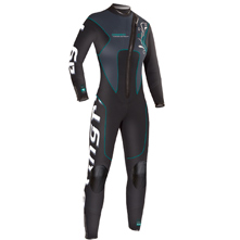 Camaro Stingray 5mm Womens Semi Dry Front Zipper Suit