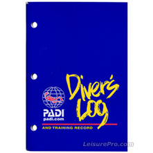 PADI Divers Log, Blue (70047)