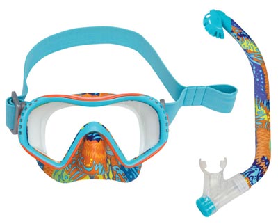 Детский набор маска, трубка - XS Scuba Oceanways