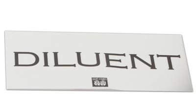 Наклейка на баллон "Diluent"