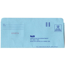 PADI "Pic Card Envelope" (10018)