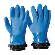 Перчатки сухие Bare Dry Glove Set, Blue