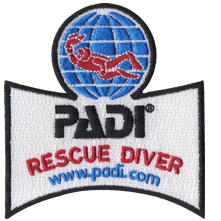 PADI "Rescue Diver" Patch # 21008