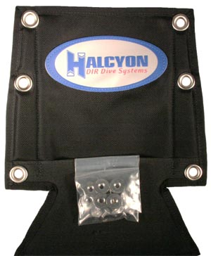Halcyon поясничная мягкая спинка с карманом для буя