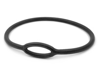 Manta Regulator Necklace, Black, Regular Size (22-inch)