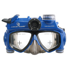 Liquid Image Scuba Mask with Camera & Video - 5.0 Mega-Pixel Rated up to 115' ~Includes a FREE $25 Digital Prints Gift Card