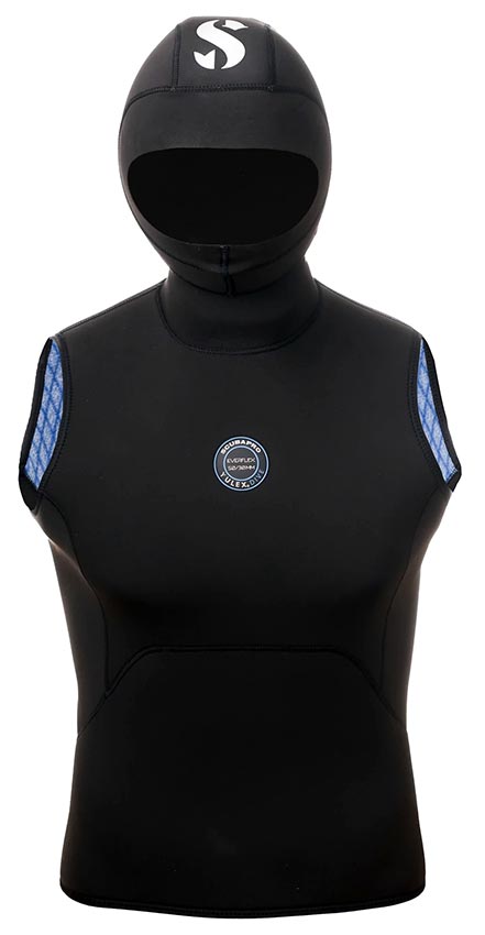 Утеплитель со шлемом Scubapro Yulex 5/3 Hoded Vest, женский