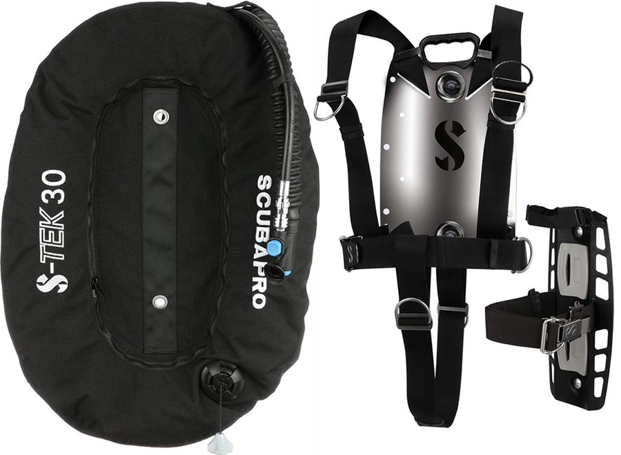 Компенсатор плавучести Scubapro Pure Harness System 30lb на стальной спинке