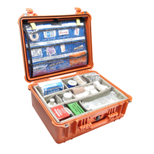 Pelican 1550 Watertight Hard Case with EMS Organizer/Dividers, Orange