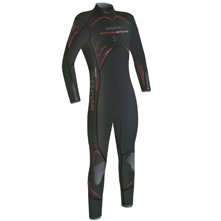 Camaro Seamless Hydronomic 5mm Womens Semi Dry Suit